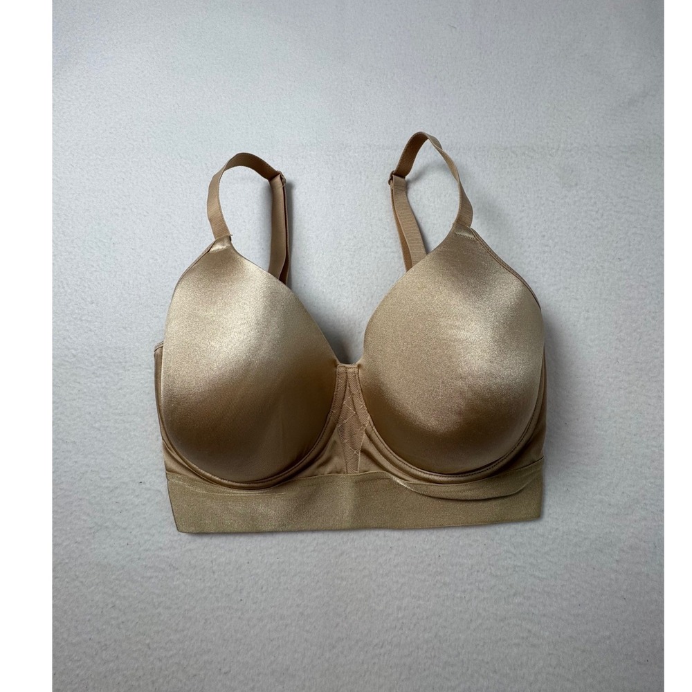 Minimalist Bali Womens 34DD Underwire Bra Champagne Gold Comfort Revolution 3456